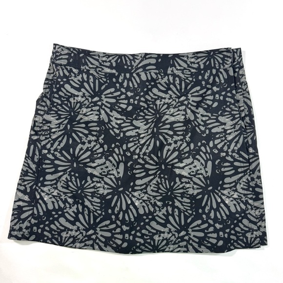 Rip Skirt Hawaii Length 2 Wrap Shibori Charcoal - Picture 1 of 5